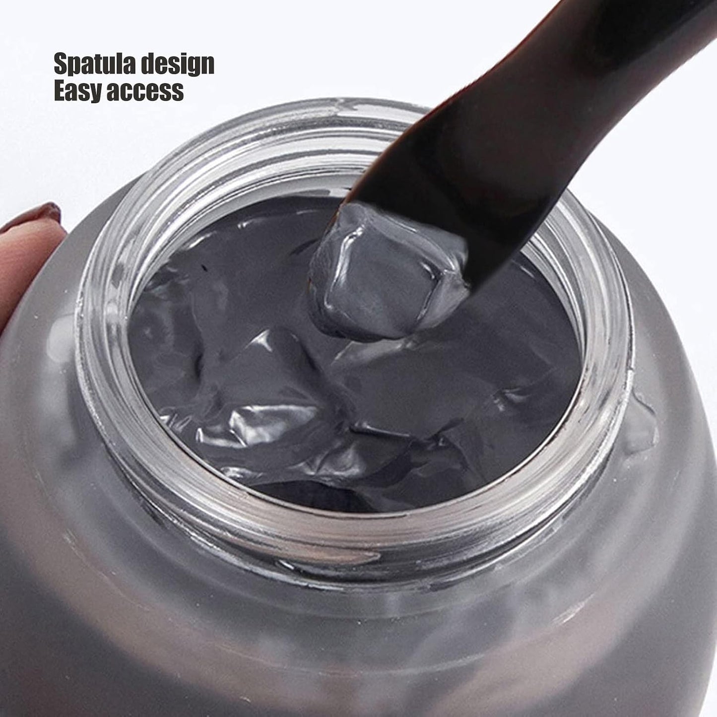 10Pcs Silicone Facial Mask Brush, Mud Mask Applicator with Dual Sided Design, Clay Mask Brush with Ergonomic Handle, Mask Beauty Tool for Mud Clay Mask Modeling Mask Body Lotion
