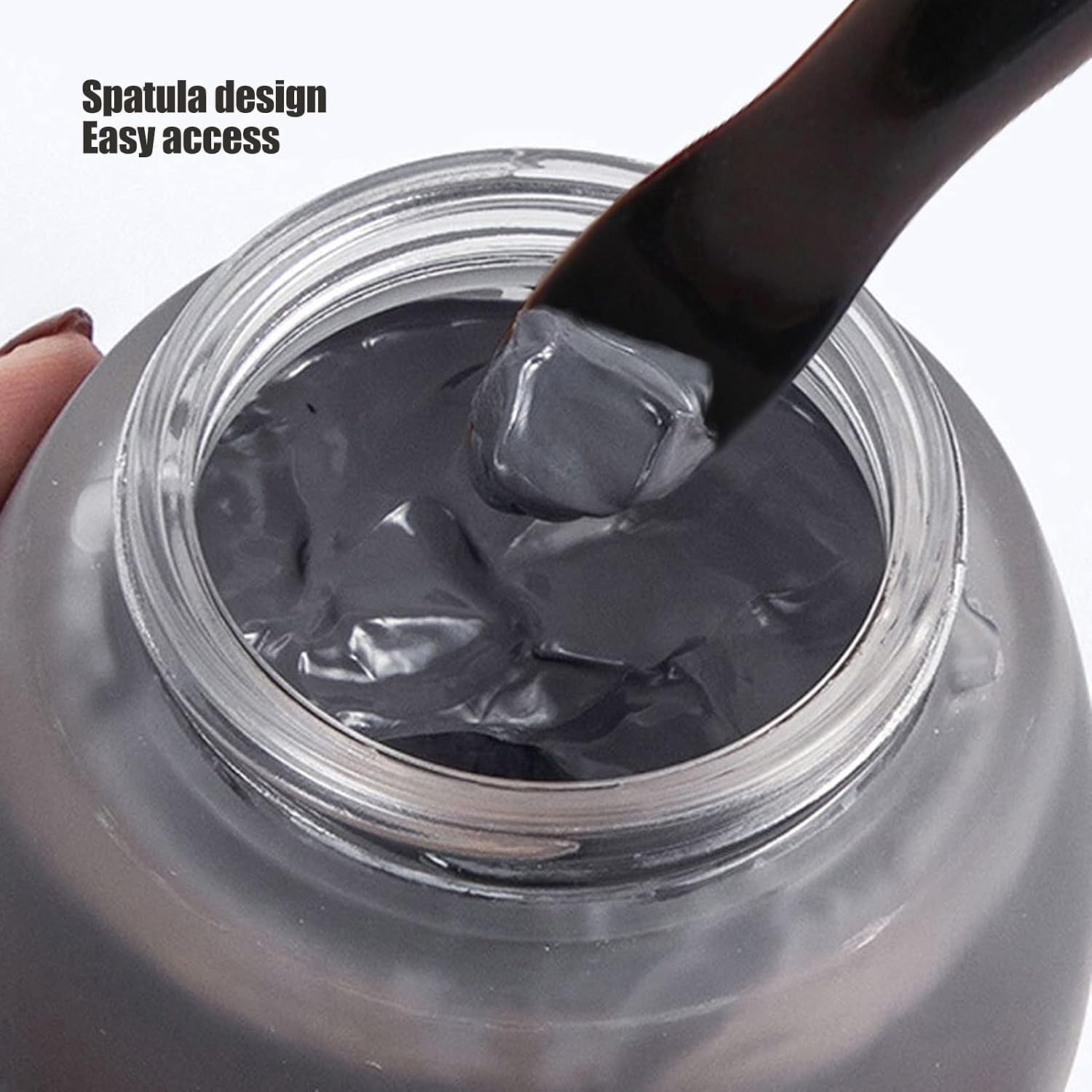 10Pcs Silicone Facial Mask Brush, Mud Mask Applicator with Dual Sided Design, Clay Mask Brush with Ergonomic Handle, Mask Beauty Tool for Mud Clay Mask Modeling Mask Body Lotion